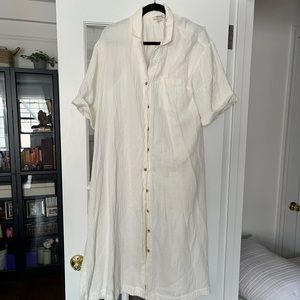 Madewell Pool/Beach Cover-Up :: Gauzy Shirt Dress
